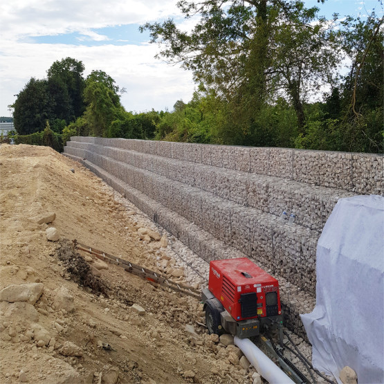 mur de soutènement Provins